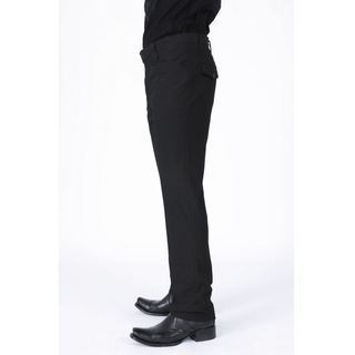 Heath Mens Poly-Stretch Boot-Cut Western Suit Pants - black