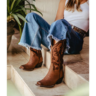 Rio Grande Samantha Square Toe Cowgirl Boot
