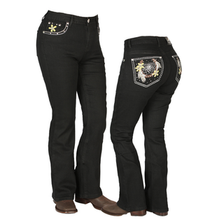 Womens Black Centenario Jeans