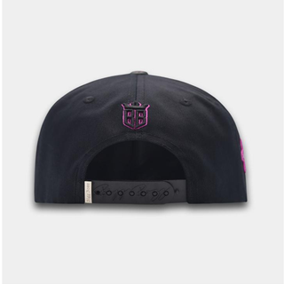 AMR Placa Purple Bigg Boss Cap - Black