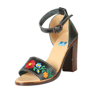 Mexican Artisanal Sandals Leather Black