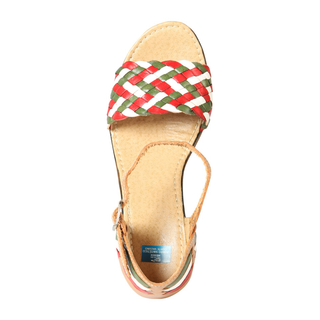 Mexican Artisanal Sandals Leather Tricolor