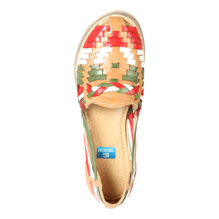 Mexican Artisanal Sandals Leather Tricolor 603942