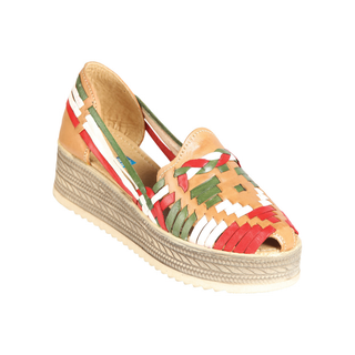 Mexican Artisanal Sandals Leather Tricolor 603942