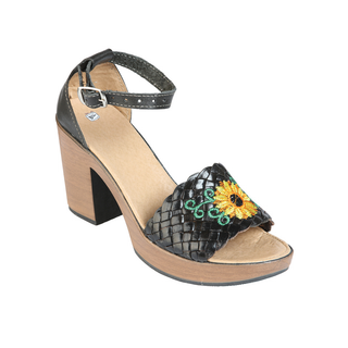 Mexican Artisanal Sandals Leather Black