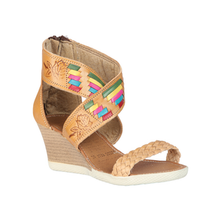 Mexican Artisanal Sandals Leather Tan