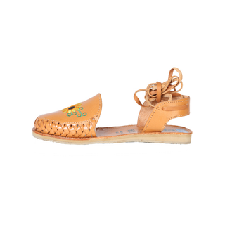 Mexican Artisanal Sandals Leather Tan