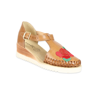 Mexican Artisanal Sandals Lleather Cinnamon