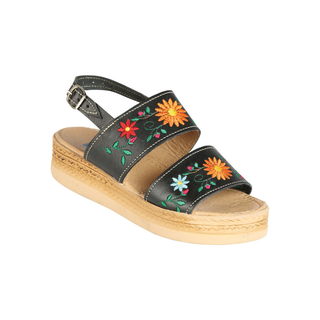 Mexica Artisanal Sandals Leather Black