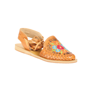 Mexican Artisanal Sandals Leather Honey