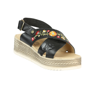 Mexican Artisanal Sandals Leather Black