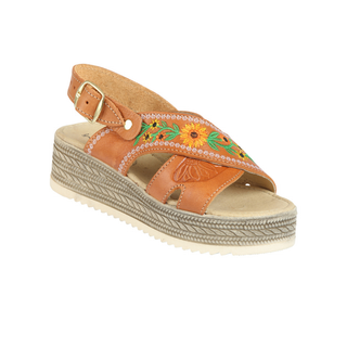 Mexican Artisanal Sandals Leather Honey