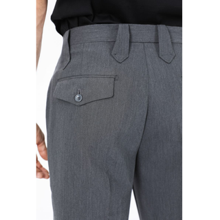 Heath Mens Poly-Stretch Boot-Cut Western Suit Pants - Charcoal