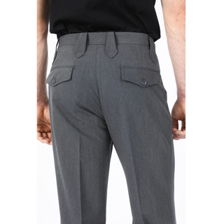 Heath Mens Poly-Stretch Boot-Cut Western Suit Pants - Charcoal