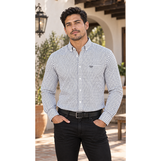 Platini Men’s Satin Cotton/Spandex Shirt