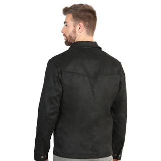 El General Men’s Suede Jacket - Black