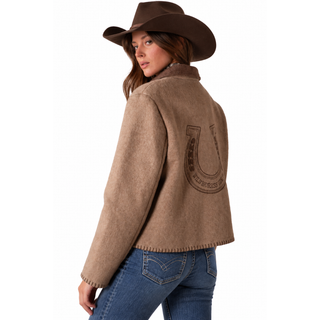 Western Two-Tone Embroidered Jacket