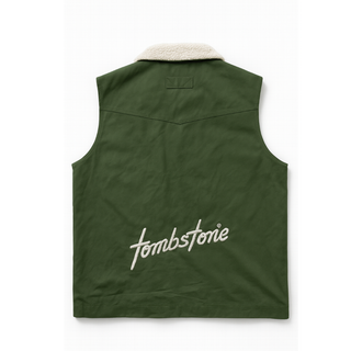 Tombstone Men's Canvas Vest - Olive