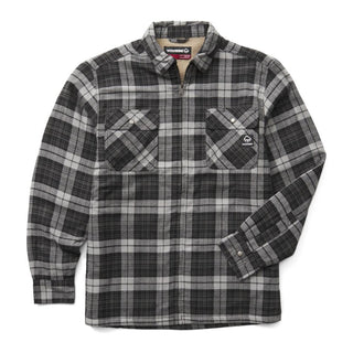 Wolverine Men's Plaid Zip-Up Sherpa-Lined Jacket