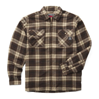 Wolverine Men's Plaid Zip-Up Sherpa-Lined Jacket