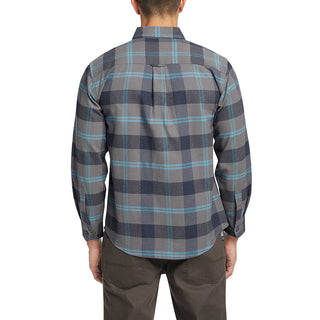 Wolverine Hastings Flannel Shirt - Gray Plaid