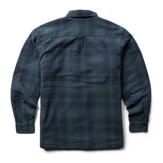 Wolverine Sherpa Lined Zip Shirt Jacket - Dark Slated Plaid