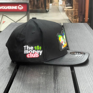 "The money club" Patch Hat - Black Cachucha Belica