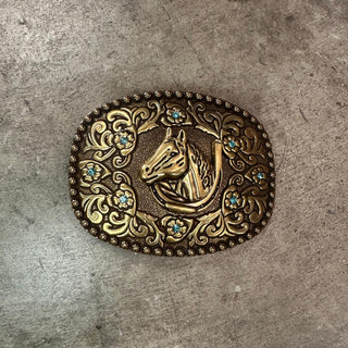 Bandoleros Oval Horseshoe Buckle