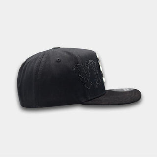 El Virus 5.7 Crystal Bigg Boss Cap - Black