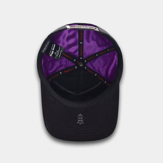 AMR Purple Crystal Bigg Boss Cap - Black/Purple