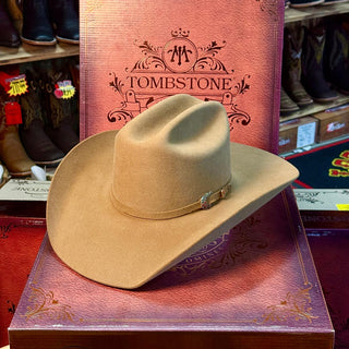 Tombstone 50X Roper Beaver Felt Cowboy Hat - Almond