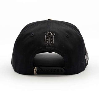 AMR light Grey Cristales Bigg Boss Cap - Black
