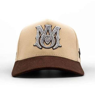 AMR Crystal Bigg Boss Cap - Beige/Café