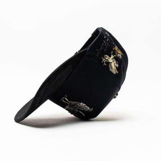 Gallo Embroidery Bigg Boss Snapback- Black & Black