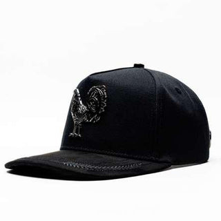 Gallo Embroidery Bigg Boss Snapback- Black & Black