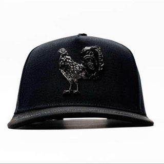 Gallo Embroidery Bigg Boss Snapback- Black & Black