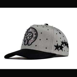 Chrome Black Bigg Boss Cap - Gray