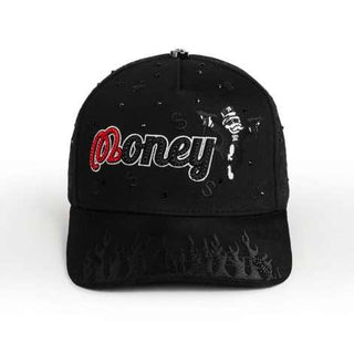Money Crystals Bigg Boss Cap - Black