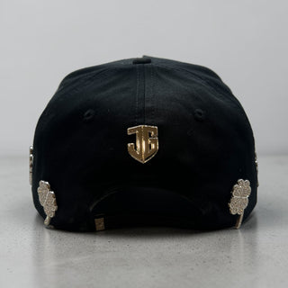 LA Silver Clover Snapback Hat