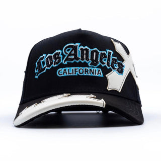 Los Angeles Black & Blue Cross Flame Klan Hats