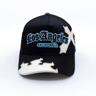 Los Angeles Black & Blue Cross Flame Klan Hats
