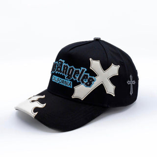 Los Angeles Black & Blue Cross Flame Klan Hats