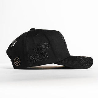 Kevin Hats x Bigg Boss Collab One of a Kind Rhinestone – Blackout Edition