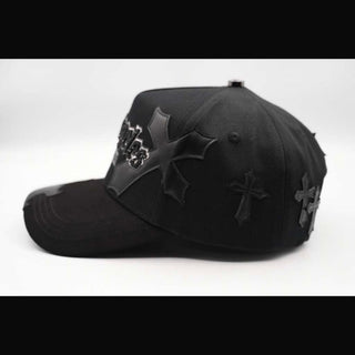 Los Angeles California Blackout Cross Klan Hats - Black