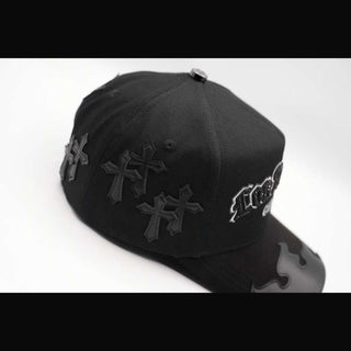 Los Angeles California Blackout Cross Klan Hats - Black
