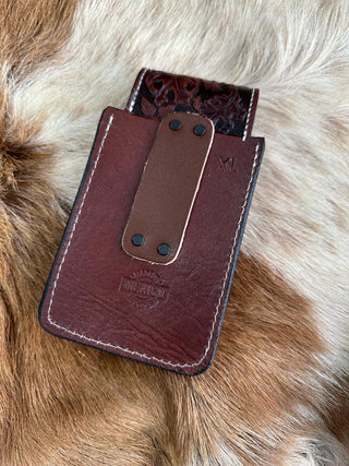 Leather San Judas Cell Phone Case
