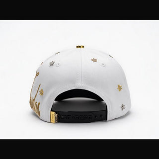 San Judas Tadeo Gold Star Cap – White/Green