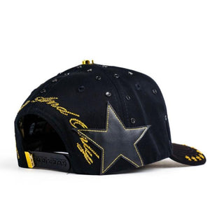 BB Los Angeles Rhinestone Star Cap – Black & Gold