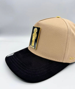 San Judas Placa Bigg Boss Cap - Beige