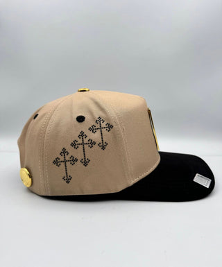 San Judas Placa Bigg Boss Cap - Beige